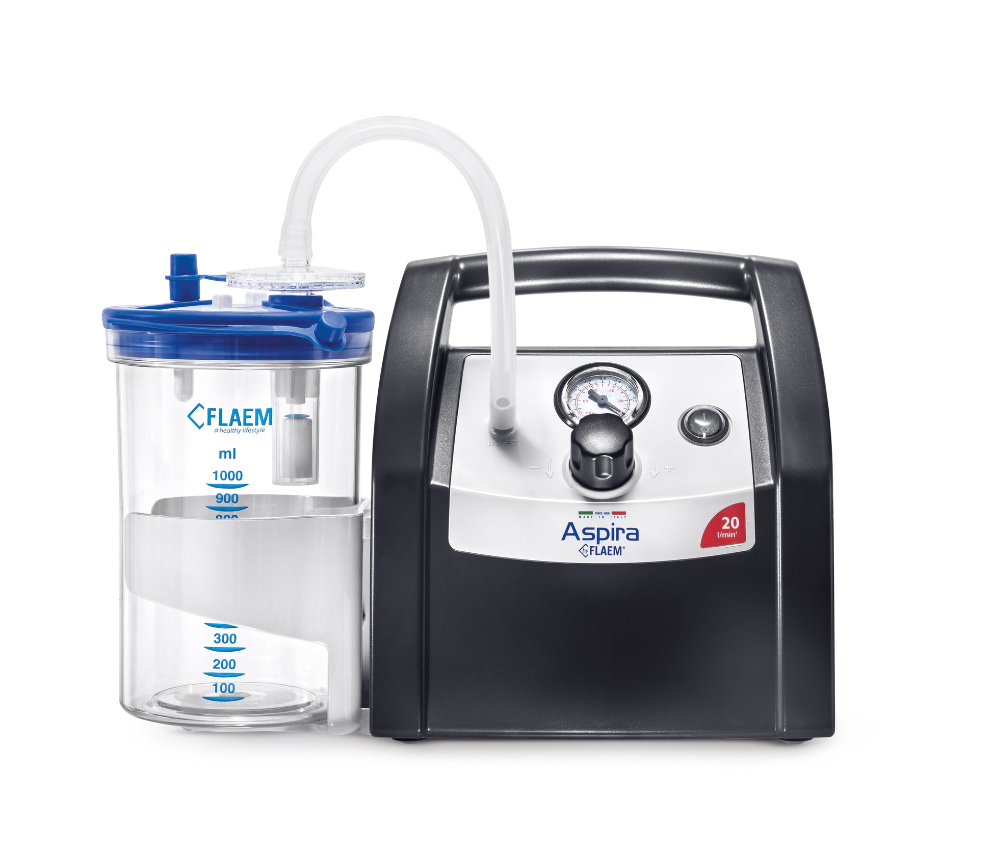 Aspira Plus 20lt Professional Desk Type Suction Unit (AS21P00) - 