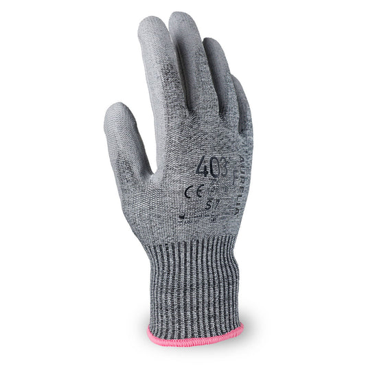 AURELIA 403 - Cut F Protective Glove with Grey PU Coating - 