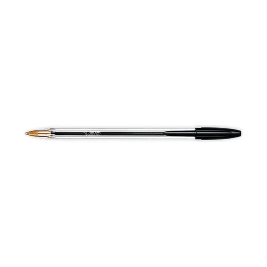 Bic Cristal Ballpoint Pen - Black - Pack of 100 - Vow