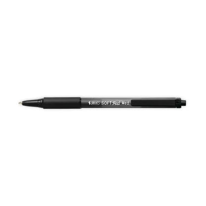 Bic SoftFeel Clic Retractable Ballpoint Pen Black - Pack of 12