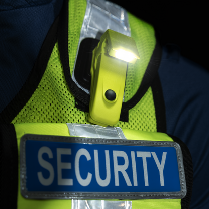 Clip-on Torch With Dual LED - Yellow - Niton999