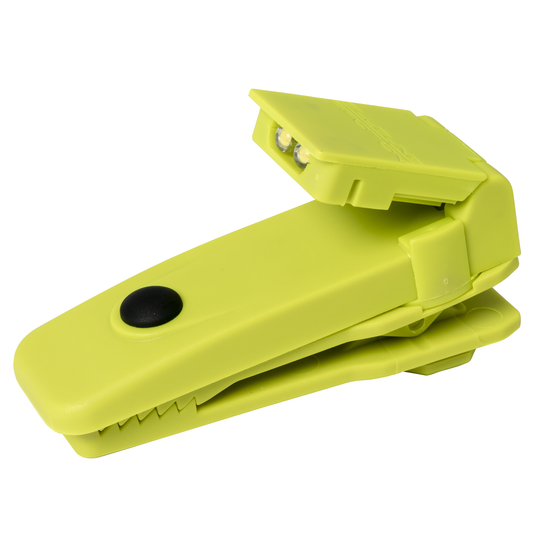 Clip-on Torch With Dual LED - Yellow - Niton999
