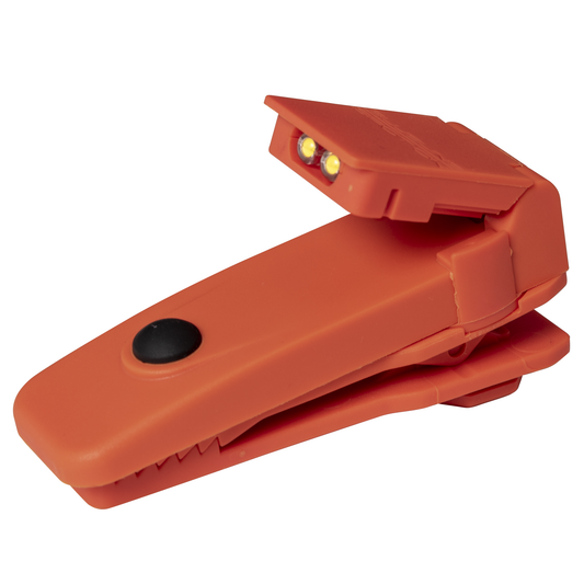 Clip-on Torch With Dual LED - Orange - Niton999