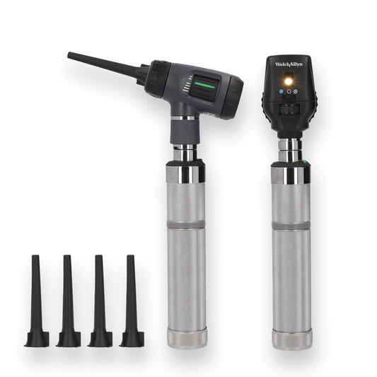 Welch Allyn MacroView Otoscope Battery Vet Set & Case - 