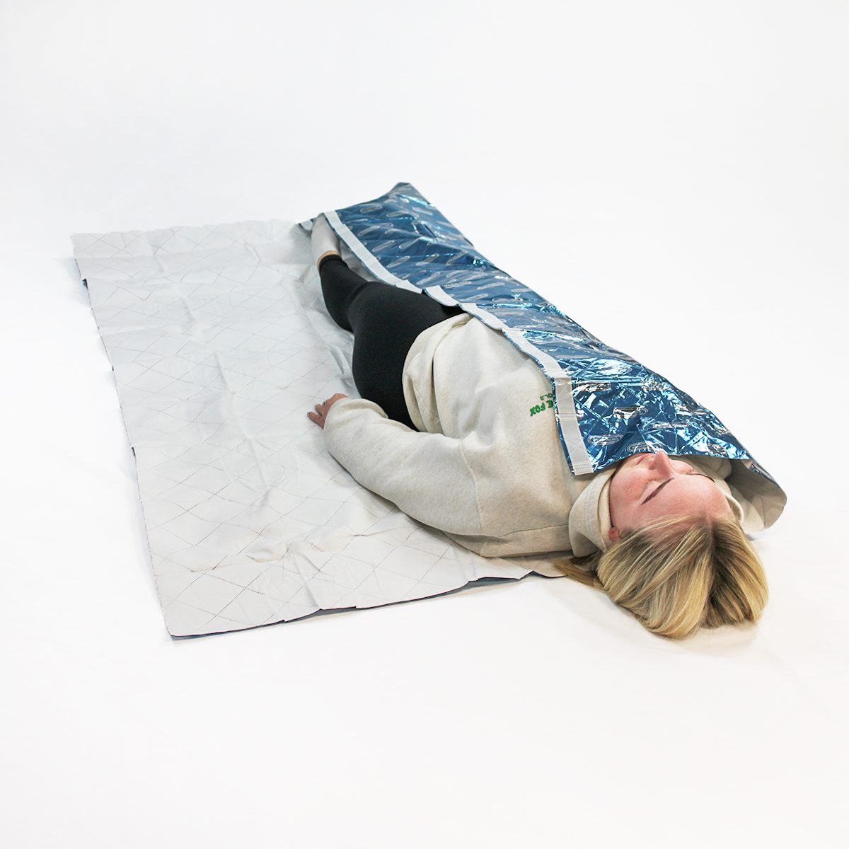 THERMARMOUR Emergency Blanket with tape, 2m x 1.5m - Blue - 