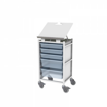 Shuttleworth Medical Chart Trolley with Removable Trays - Shuttleworth