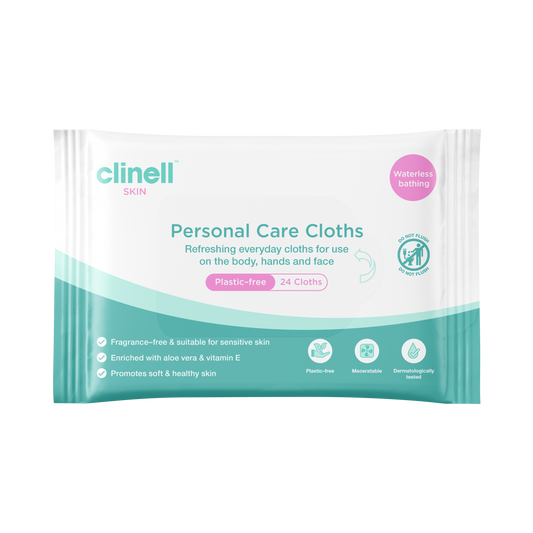 Clinell Personal Care Cloths Pack of 24 - Plastic Free