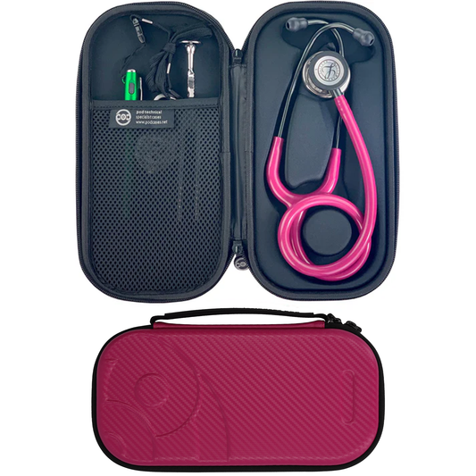 Pod Technical Classicpod Micro Stethoscope Case for Littmann Classic Stethoscopes - Raspberry Carbon