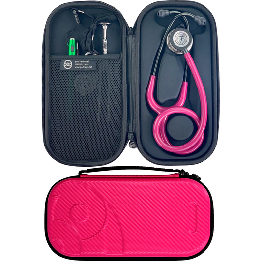 Pod Technical Classicpod Micro Stethoscope Case for Littmann Classic Stethoscopes - Raspberry Carbon