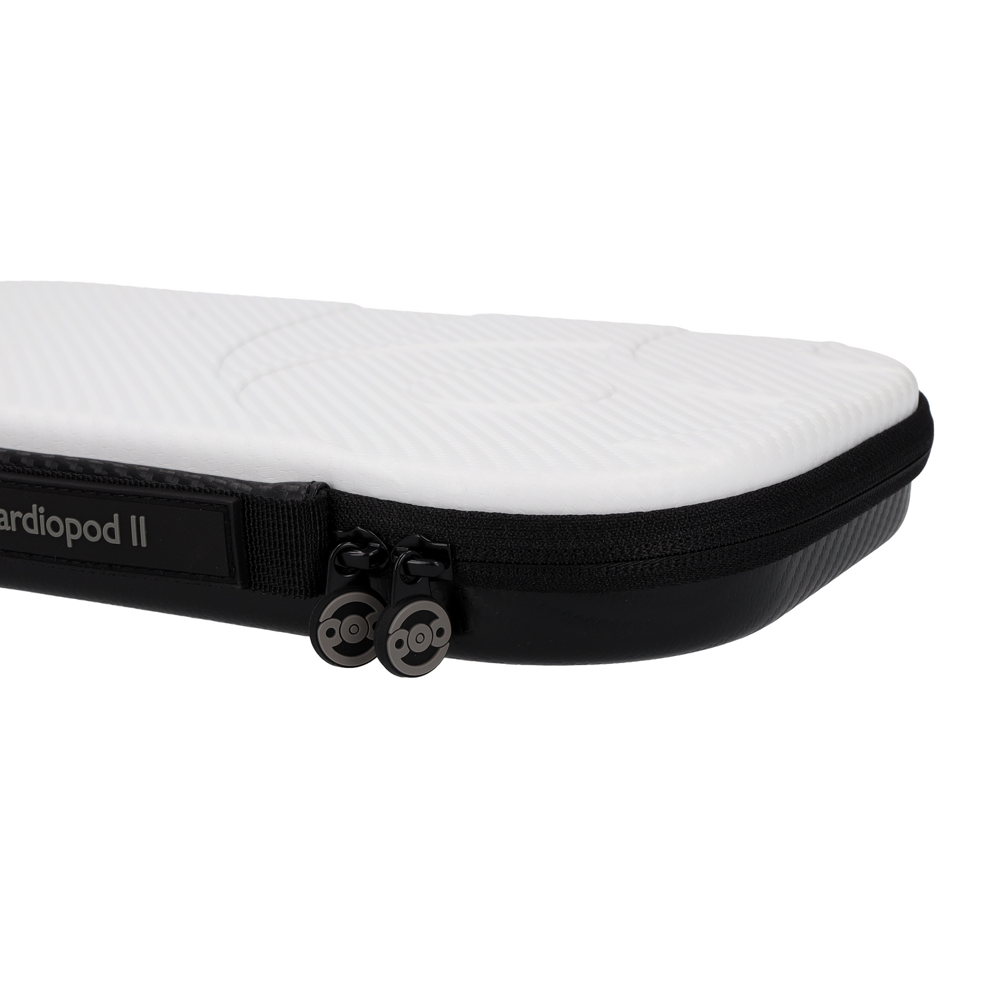 Pod Technical Cardiopod II Stethoscope Case for all Littmann Stethoscopes - Black & White Carbon