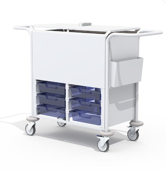 Case Notes Trolley with Drawers - Shuttleworth