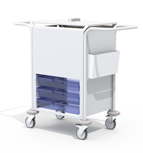 Case Notes Trolley with Drawers - Shuttleworth