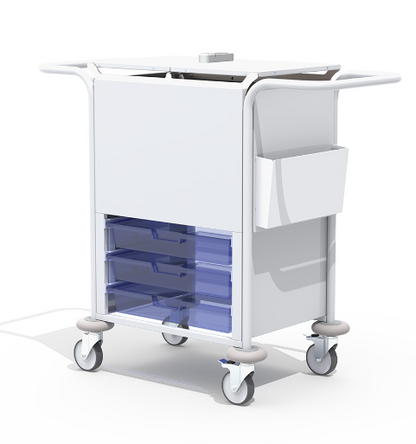 Case Notes Trolley with Drawers - Shuttleworth