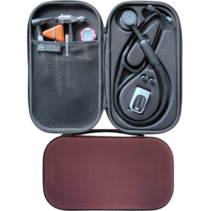 Pod Technical Cardiopod II Stethoscope Case for all Littmann Stethoscopes - Burgundy - Pod Technical