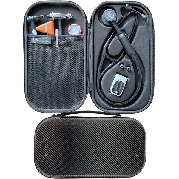 Pod Technical Cardiopod II Stethoscope Case for all Littmann Stethoscopes - Carbon - Pod Technical