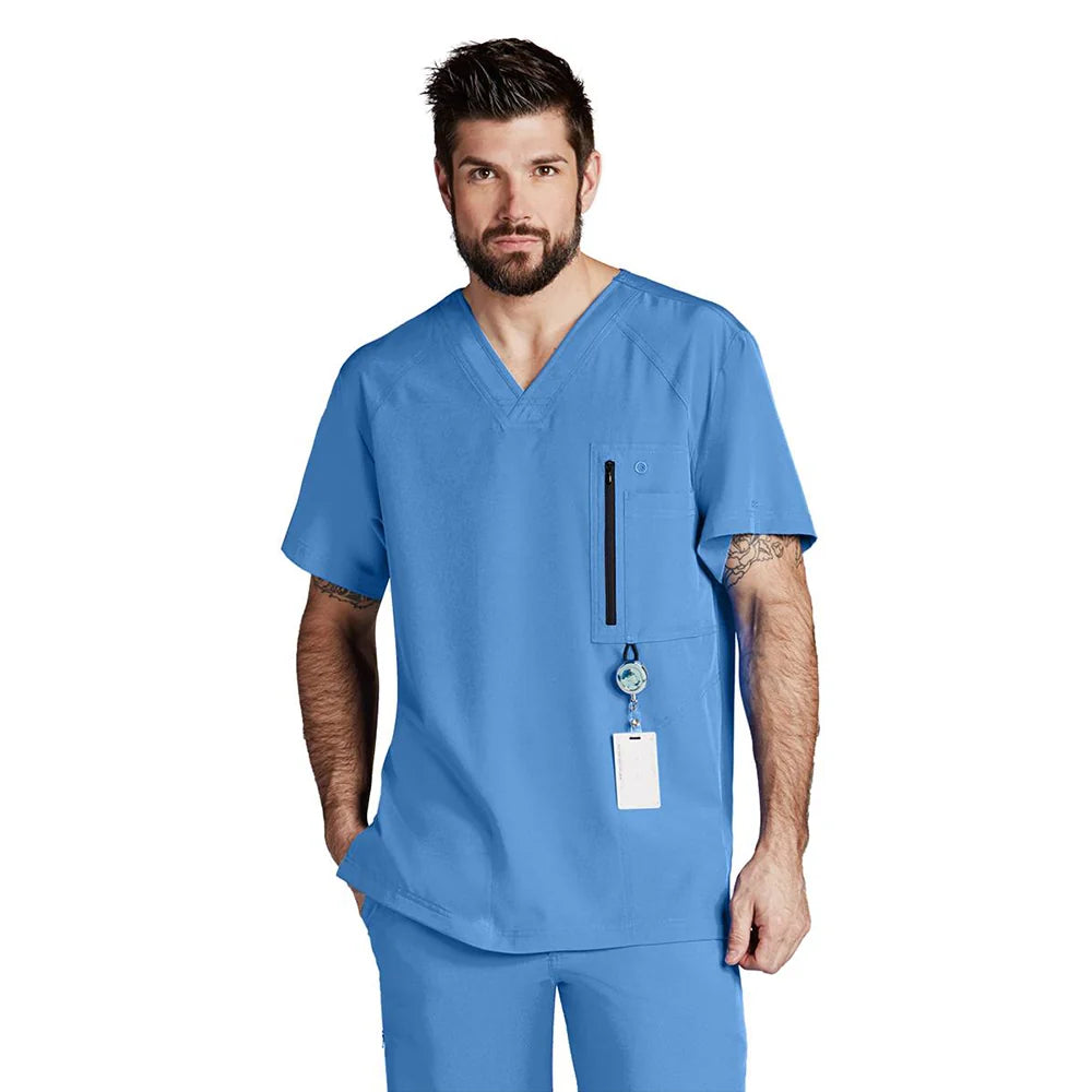 Barco One Scrub Top - Ceil Blue M - 
