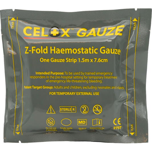 Celox Haemostatic Gauze - 5ft Z-Fold