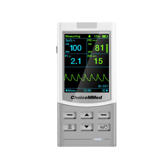 MD300MNR Hand Held Pulse Oximeter with Sensor and Respiratory Rate - 