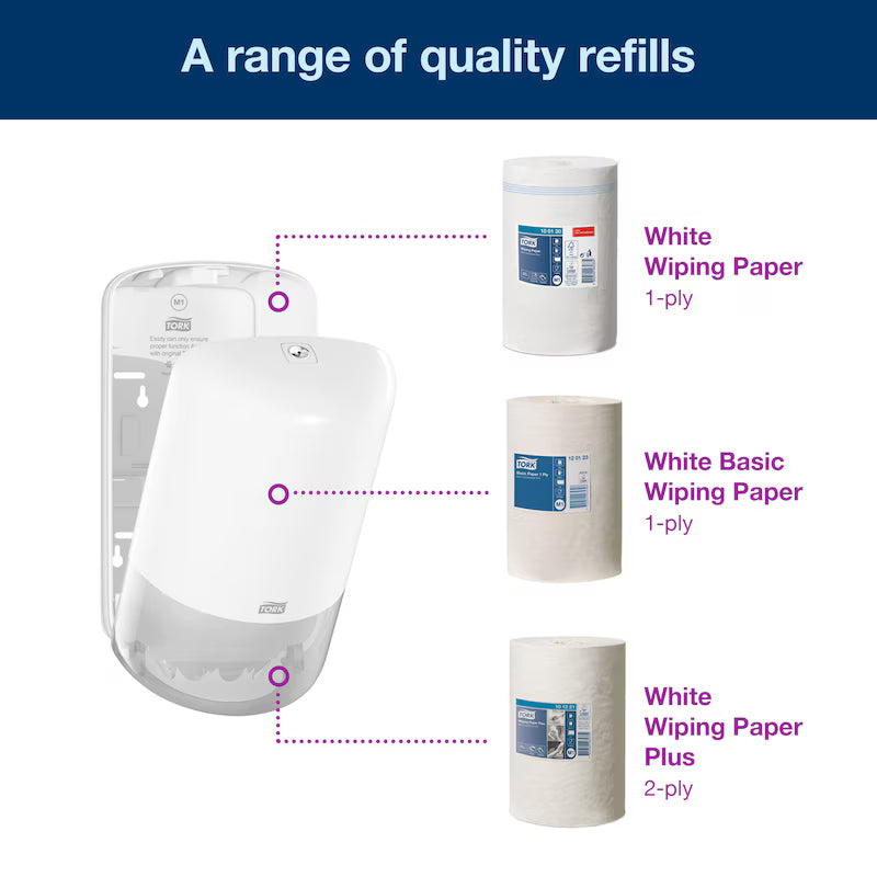 D- Tork Elevation Dispenser Wiper Mini Centerfeed Roll - 