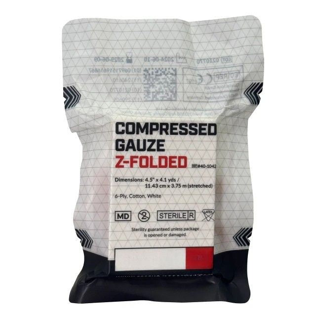 Compressed Gauze Z-Folded - 6ply - 