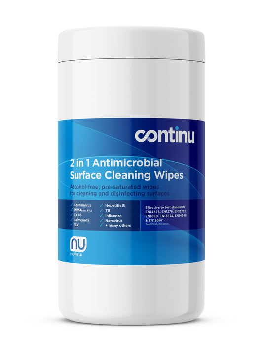 Continu 2 in 1 Wipes Tubs 200 x 1