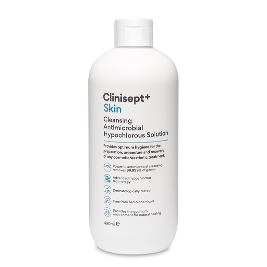 Clinisept+ Skin Cleansing Antimicrobial Hypochlorous Solution - 490ml