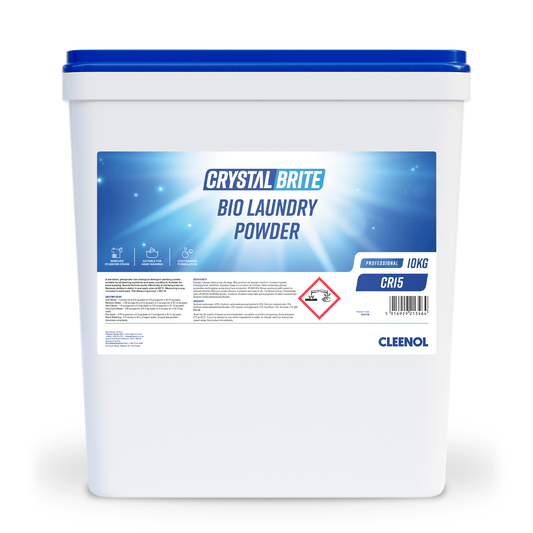 Crystalbrite Bio Laundry Powder 10kg - Cleenol