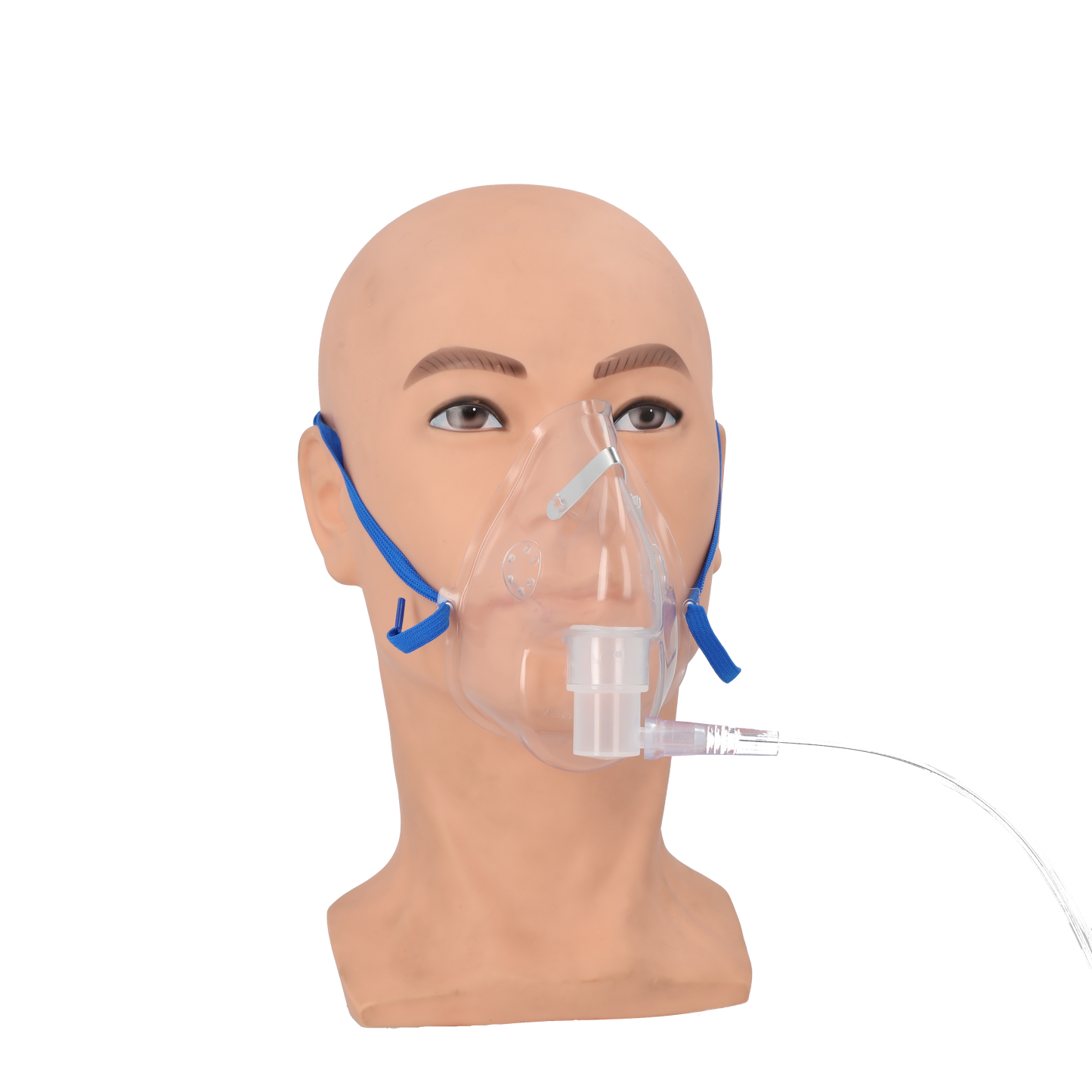 Adult Medium Concentration Mask with Nose Clip Strap and Tube (2.1m) - 