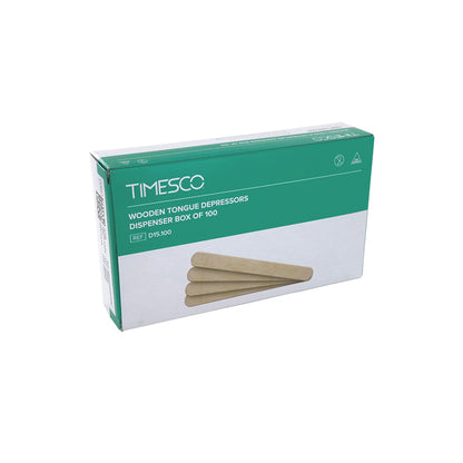 Wooden Tongue Depressors - Pack of 100 - 