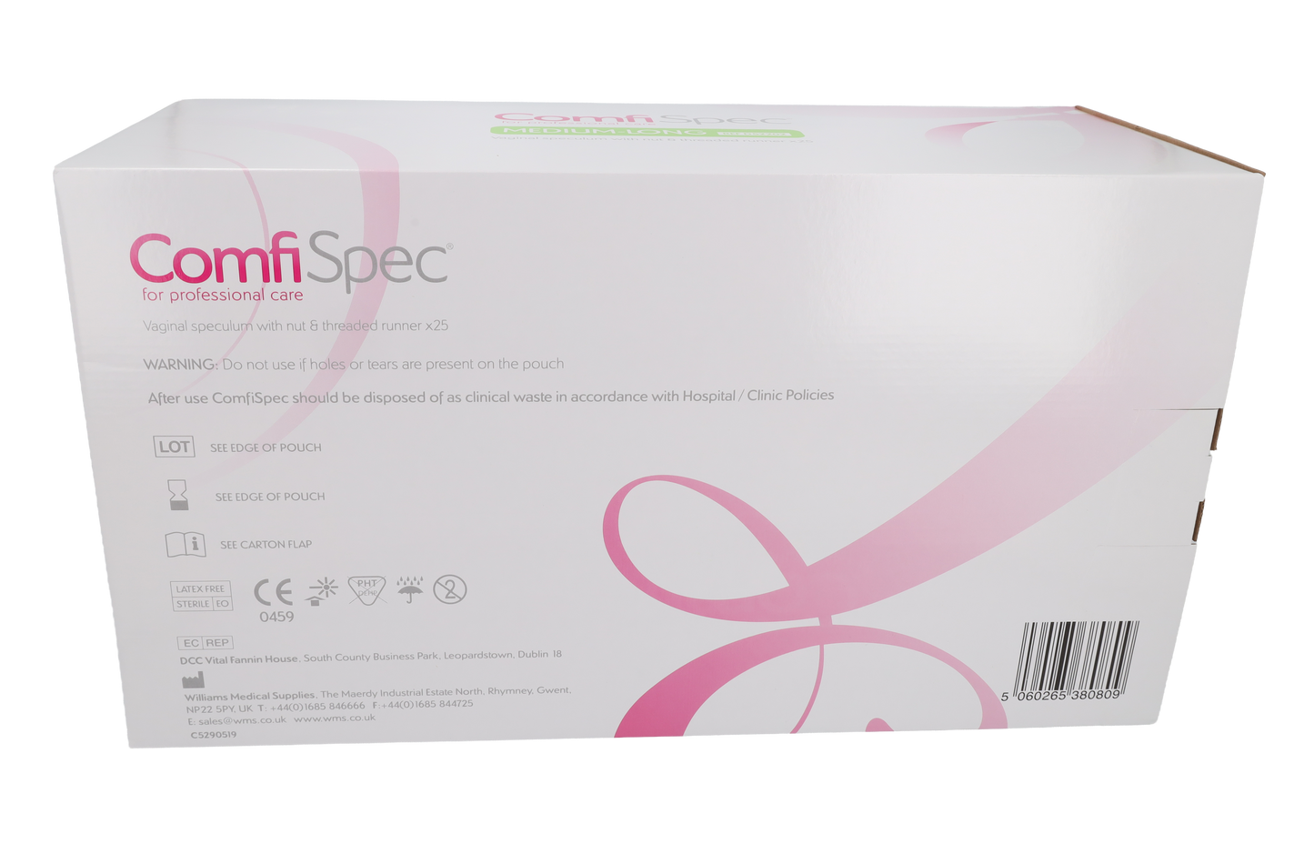 Comfispec Vaginal Spec & Lock Medium-Long x 25 - Comfispec