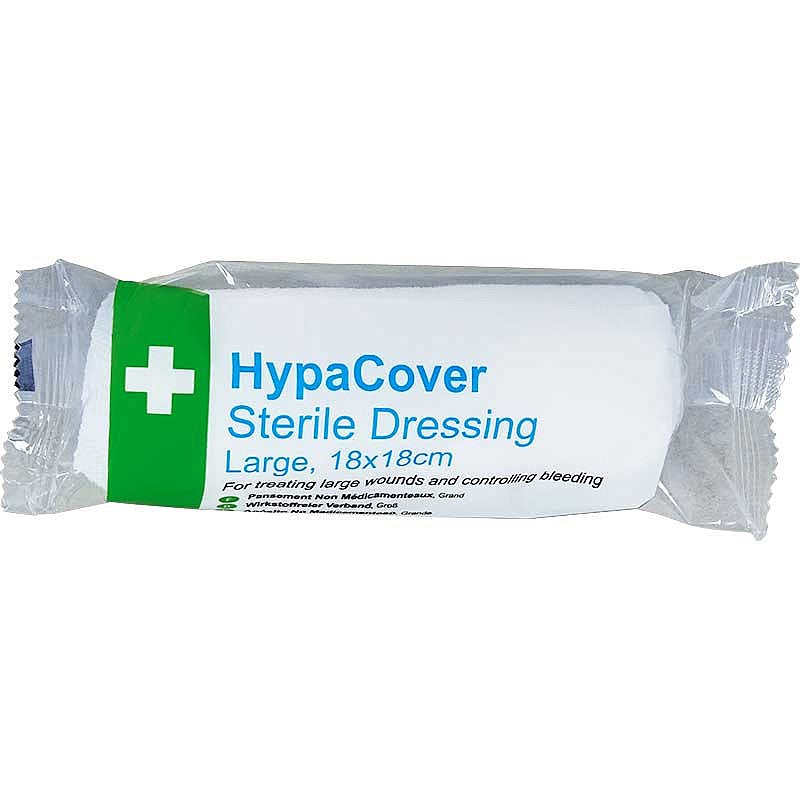 HypaCover Sterile Dressing - Large - Pack of 6 - CLEARANCE - Short Dated August 2024 - Safety First Aid