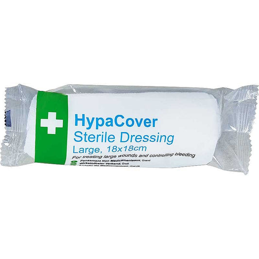 HypaCover Sterile Dressing - Large - Pack of 6 - CLEARANCE - Short Dated August 2024 - Safety First Aid