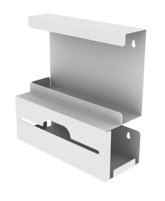 Horizontal Triple Glove And Apron Dispenser - Wall Mountable