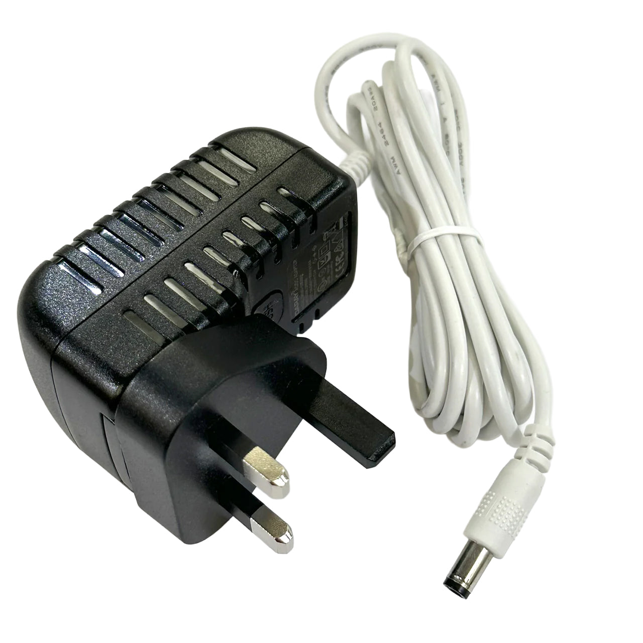 12V 2A PSU Plug-top Transformer for Wall, Rail, and Desk Lamp - 
