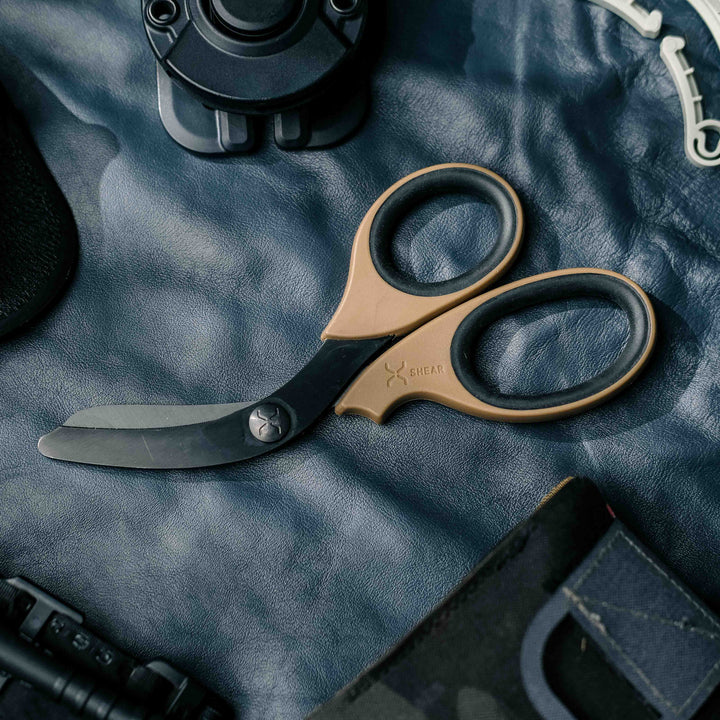 XShear Trauma Shears - Brown & Black - XShear