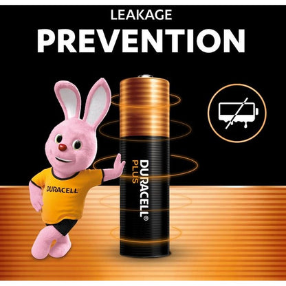 Duracell Plus AAA Alkaline Batteries - Pack of 4 - 