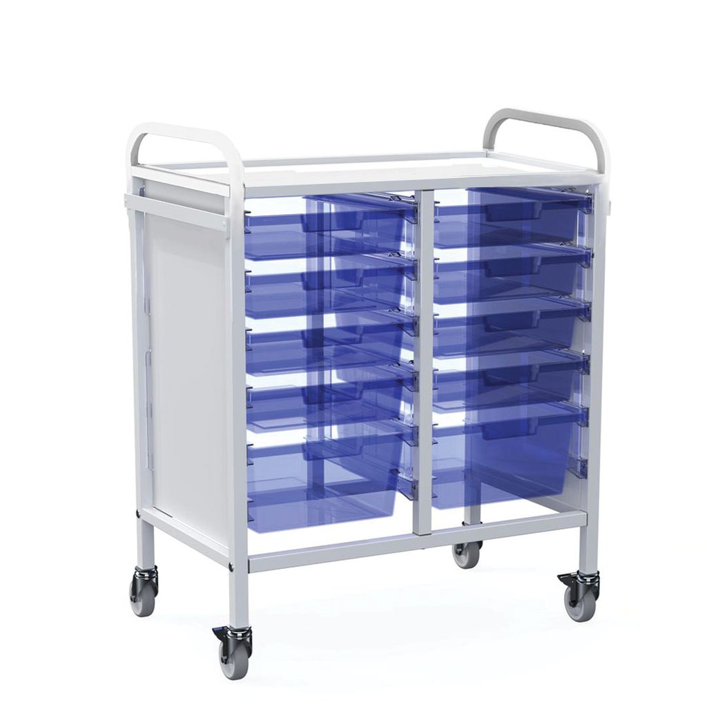 Shuttleworth Double Medical Storage Trolley - 