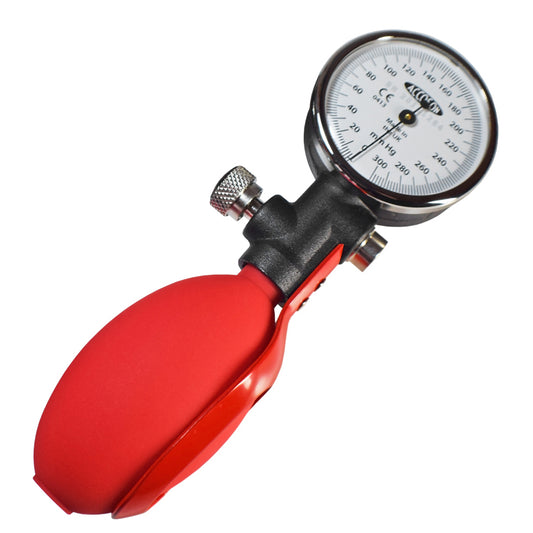 Accoson Duplex Aneroid Hand Model - Ambidex Cuff Red - Accoson