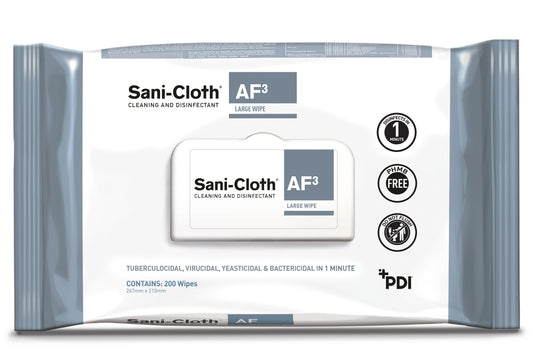 Sani-Cloth® AF3 Large Disinfectant Wipes - Pack of 200 - 