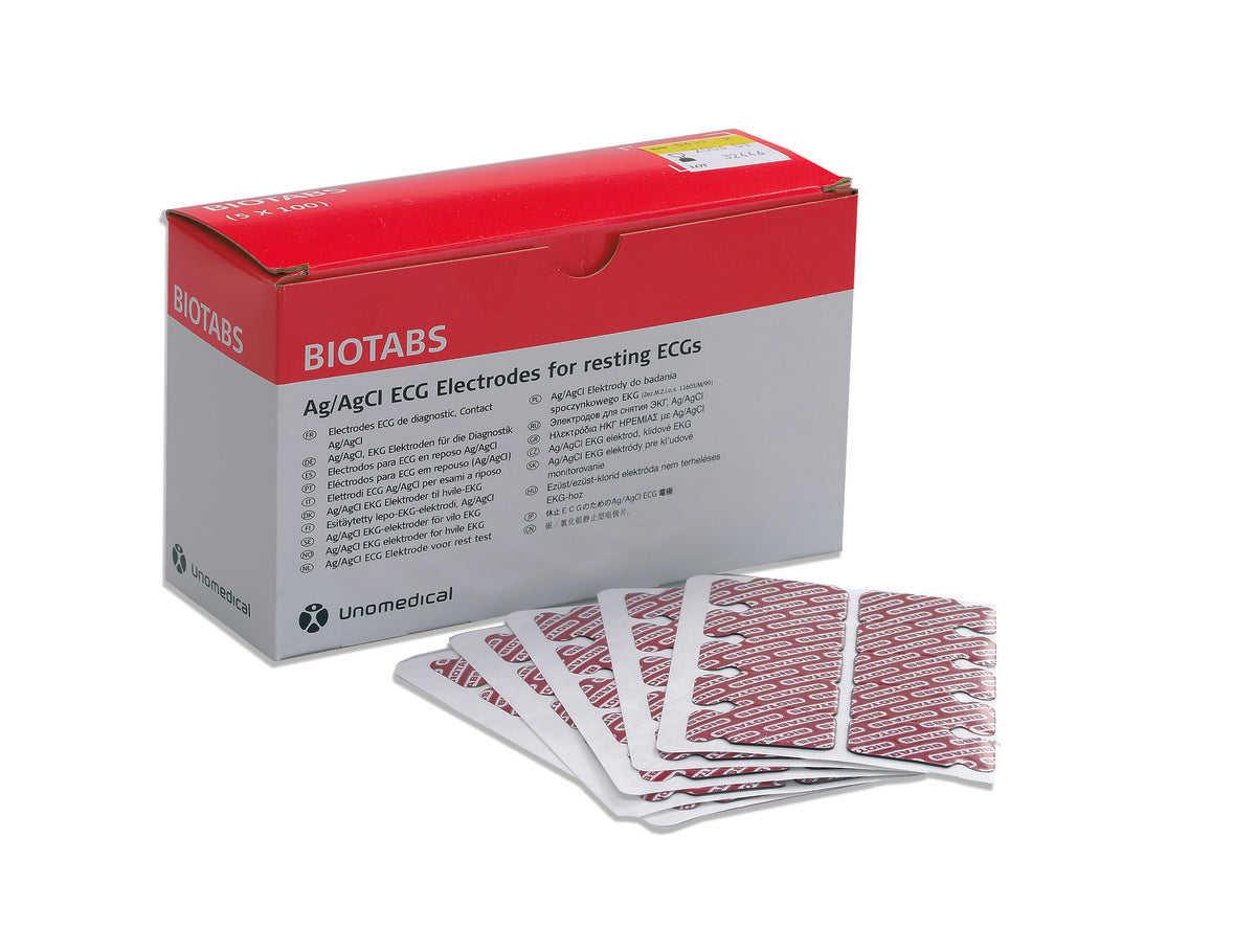 Biotabs Silver/Silver Chloride Electrodes - Box of 500
