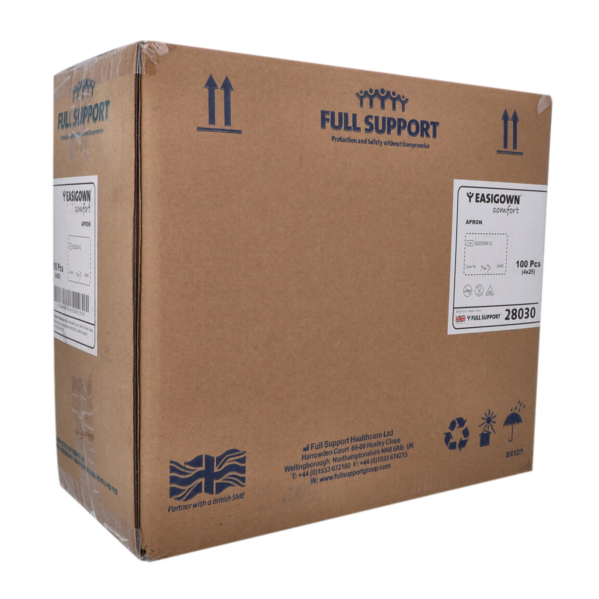 EasiGown Box - 100 aprons per box.