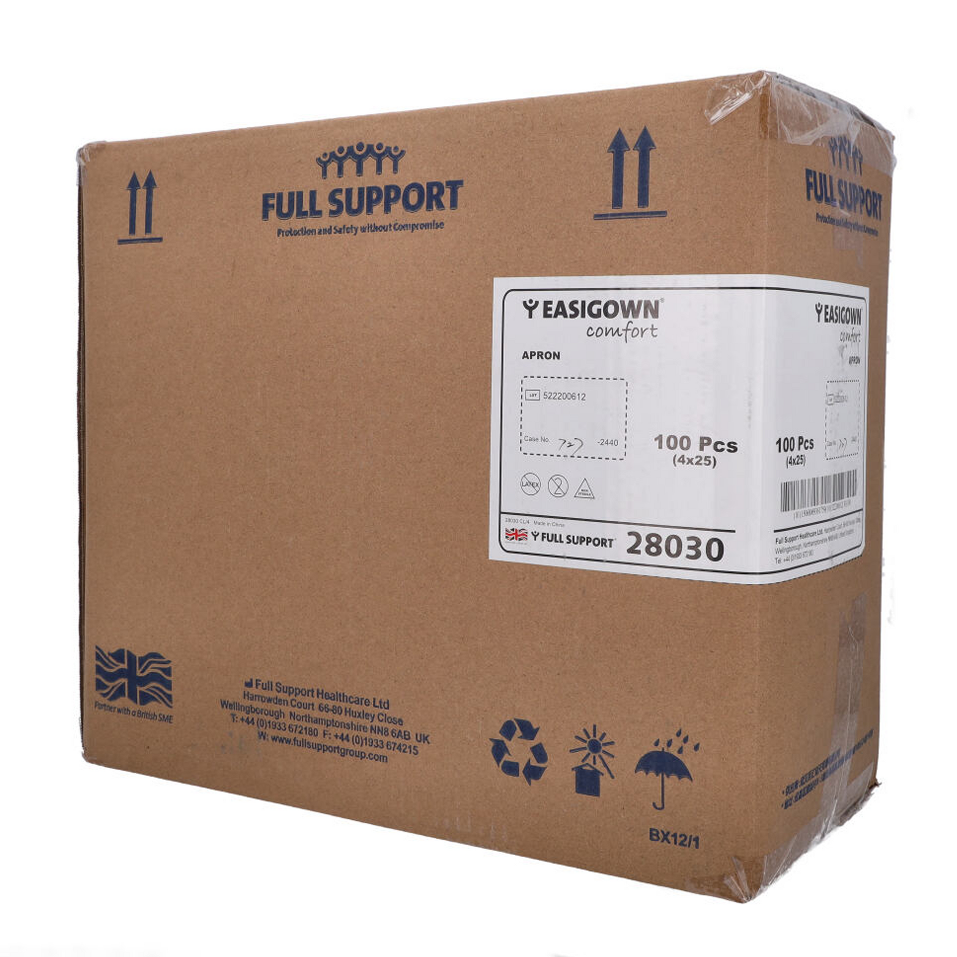 EasiGown Box - 100 aprons per box.