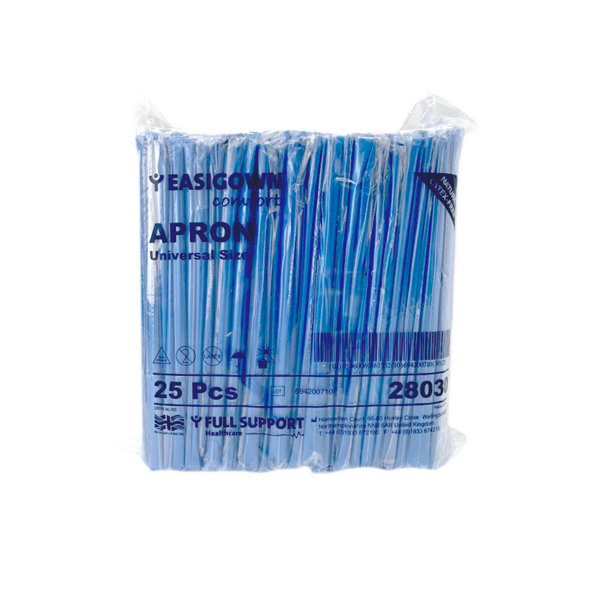 EasiGown apron packaging.