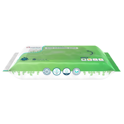 Omnitex Extra Large, Extra Thick  Biodegradable Body Wipes 40pk