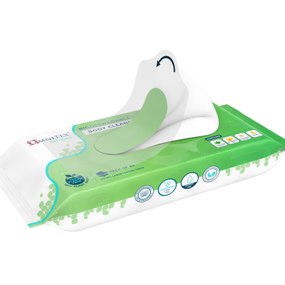 Omnitex Extra Large, Extra Thick  Biodegradable Body Wipes 40pk