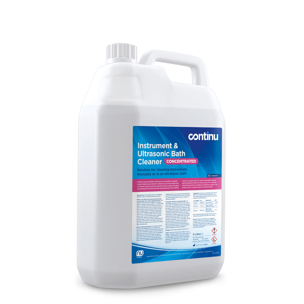 Continu Instrument & Ultrasonic Bath Cleaner – Concentrated 5L - 