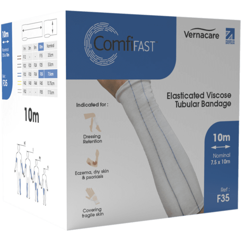 Comfifast Blue Bandage 7.5cm x 10m X Large Limbs - Vernacare