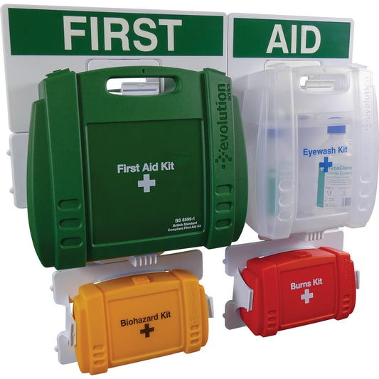 Evolution Complete First Aid Point BS 8599 Compliant, Large - Clearance due to damage - Safety First Aid
