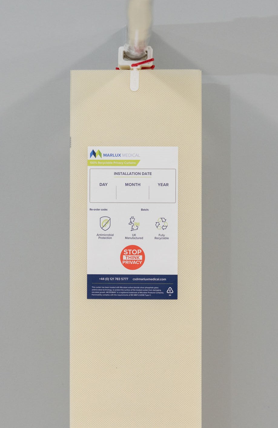 Marlux 4.2M x 1.95M Fast-Fit Anti-Bac Curtains - 