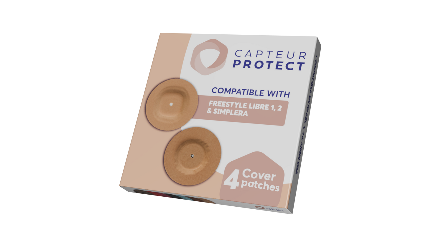 Capteur Protect Cover Patches for FSL 2 & SIM - Beige - Box of 4